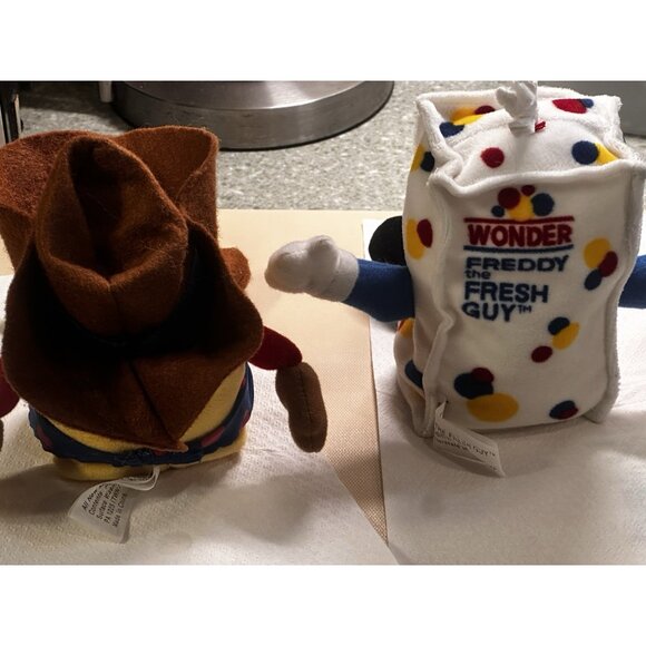 Hostess Wonder Bread Twinkie The Kid Freddy The Fresh Guy Plush Beanies 1998 LE - Picture 6 of 12